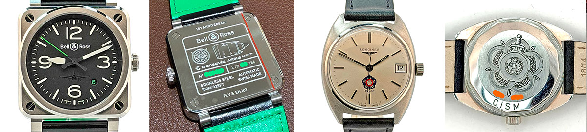 longines cism et bell&ross transavia